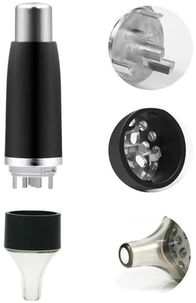 Main image of Manual Coffee Bean Grinder, Portable Hand Crank Mill, Manual Aluminum Alloy Grinder. It is a detachable and washable one-handed grinder. Automatic Connector Roller (Black)