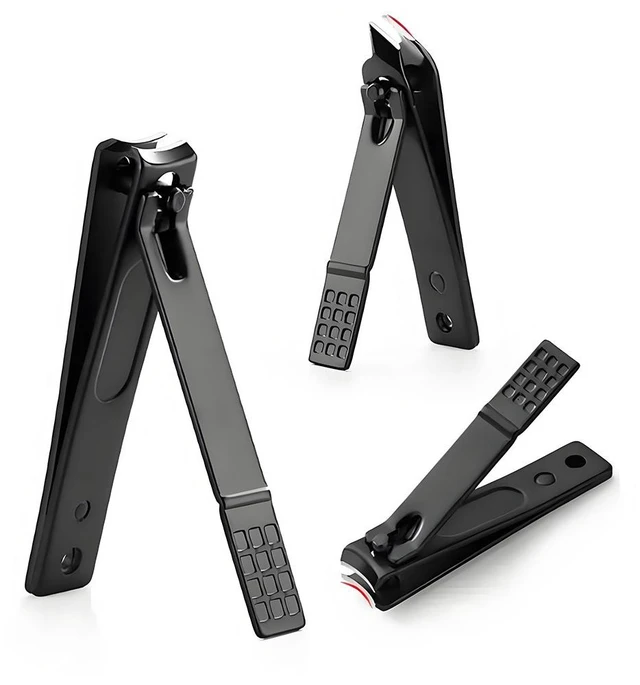 Main image of Nail Clippers for Men Women, 3 PCS Nail Clipper Set, Premium Toenail Clippers, F