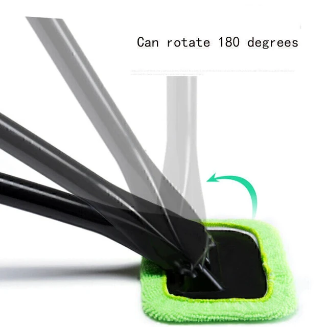 Alt view image 4 of 7 - 3 Pack Window Windshield Cleaning Tool Microfiber Car Wiper Cleaner Glass Brush