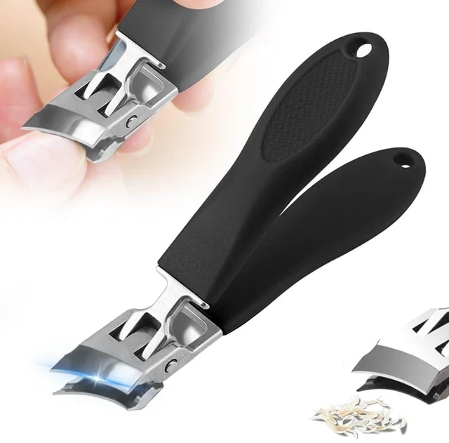 Alt view image 5 of 7 - 2025 Wide Jaw Opening Anti-Splash Slanted Nail Clipper, Curved Nail Clipper
