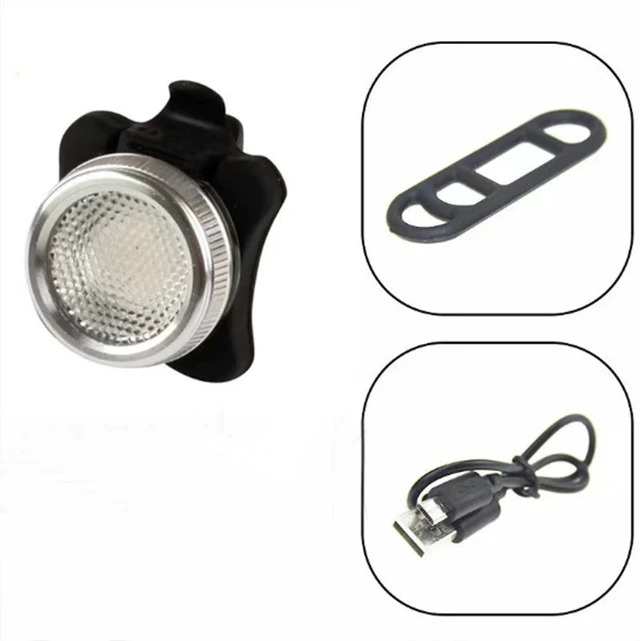 Alt view image 2 of 7 - USB charging Headlight Front Light Led Lamp Horn for Bicycle E-Bike Electric