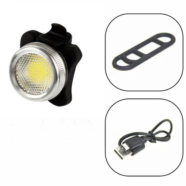 Alt view image 3 of 7 - USB charging Headlight Front Light Led Lamp Horn for Bicycle E-Bike Electric