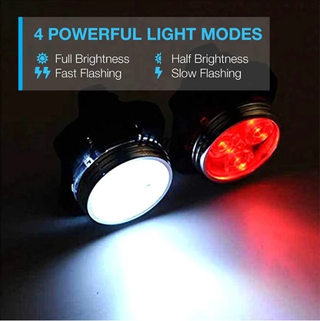 Alt view image 4 of 7 - USB charging Headlight Front Light Led Lamp Horn for Bicycle E-Bike Electric