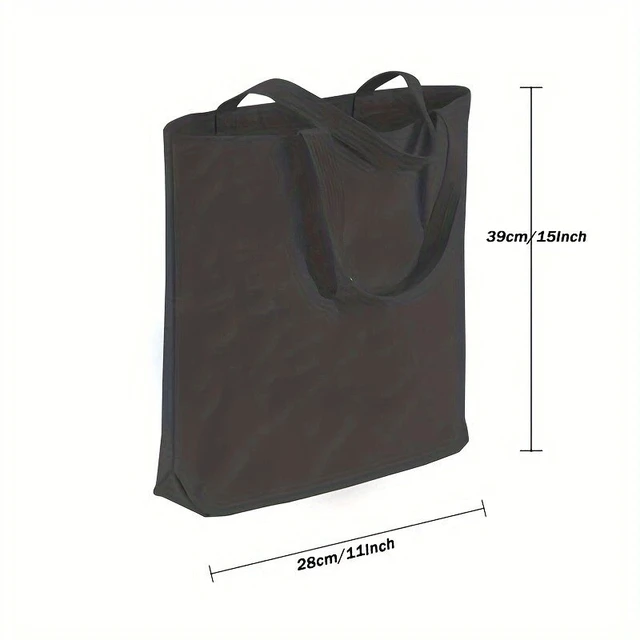 Alt view image 4 of 7 - 2Pack Lightweight Small 100% Cotton Canvas Reusable Tote Shopping,Kids Party Bags New