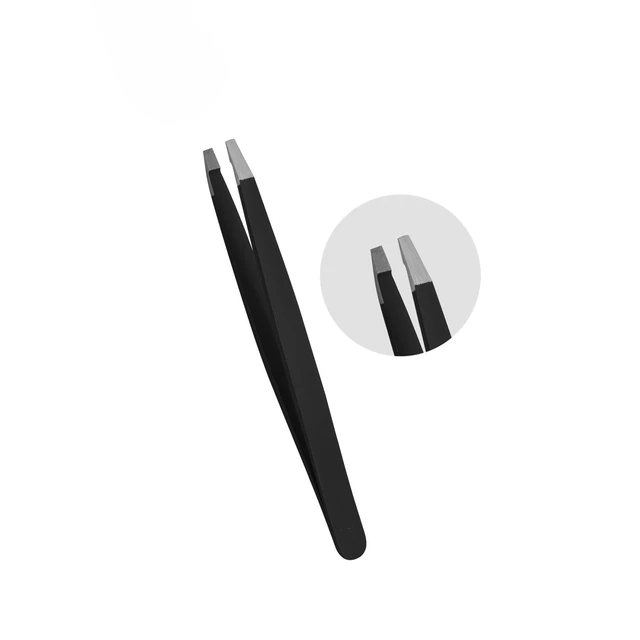 Alt view image 6 of 7 - New Eyebrow Tweezers Set Professional Hair Pluckers Professional Beauty 4pcs Kit