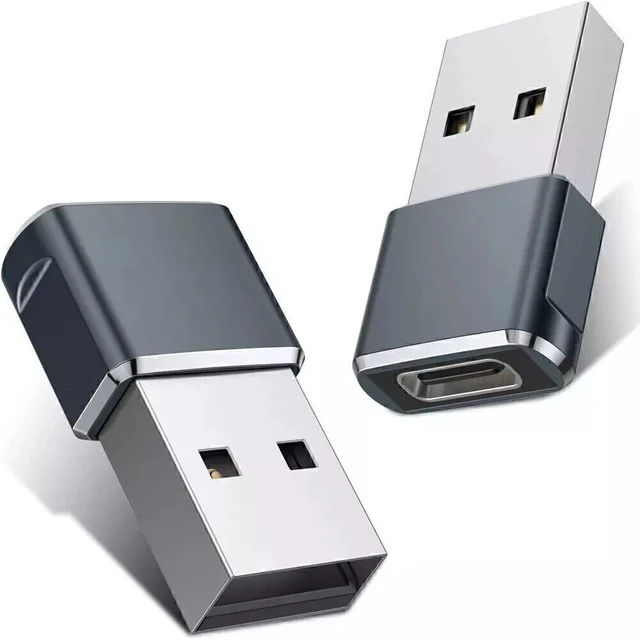 Alt view image 4 of 7 - USB C Female to USB A Male Adapter Converter for iPhone 17 Samsung GPS Universal
