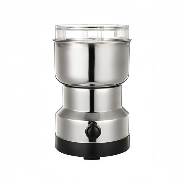 Alt view image 5 of 6 - Electric Coffee Bean Grinder Stainless Spice Nut Herb Seed Crusher Mill Blender