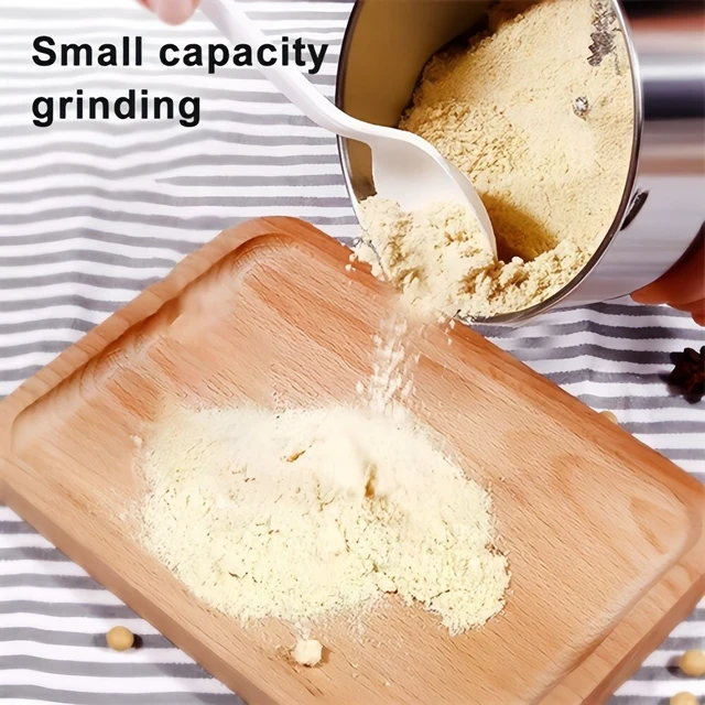 Alt view image 6 of 6 - Electric Coffee Bean Grinder Stainless Spice Nut Herb Seed Crusher Mill Blender