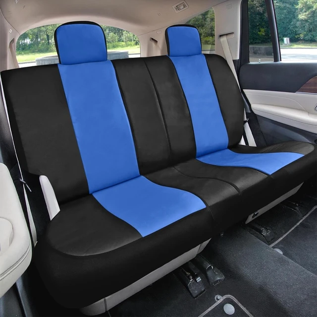 Alt view image 5 of 6 - Full Set Faux Leather Car Seat Covers for Low Back Front Seat Covers for SUV