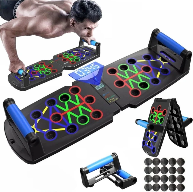 Main image of 28-in-1 Push Up Rack Board System w/ Counter Fitness Home Gym Exercise Stands