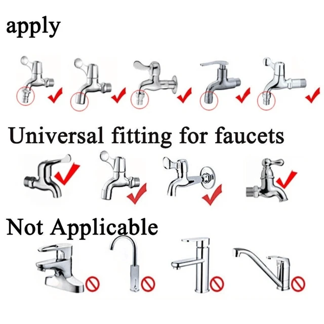 Alt view image 6 of 6 - 2 Pack Garden Hose Nozzle Sprayer Adjustable 8 Patterns Heavy Duty for Hose USA
