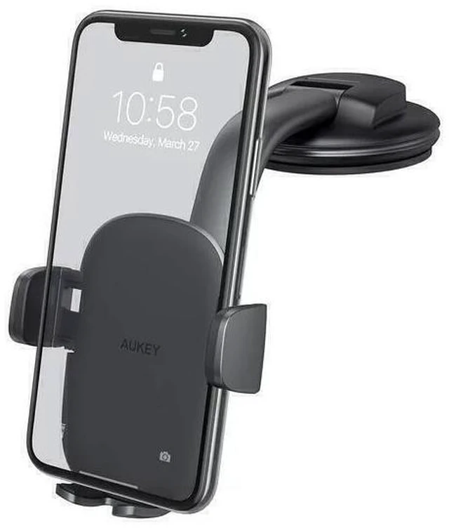 Main image of Strong Suction Car Phone Holder Dashboard Windshield Mount for iPhone Samsung US