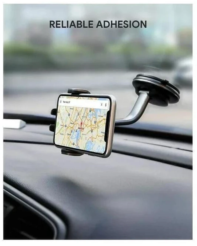 Alt view image 2 of 7 - Strong Suction Car Phone Holder Dashboard Windshield Mount for iPhone Samsung US