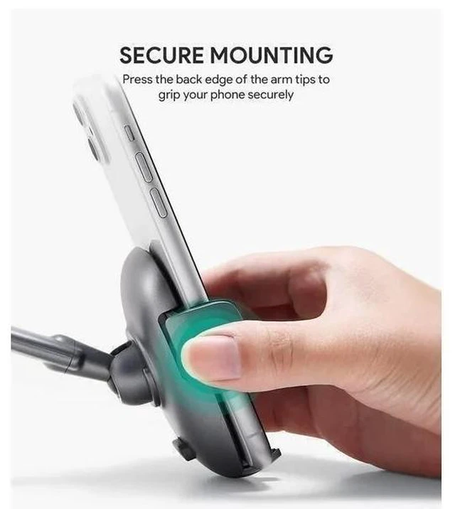 Alt view image 3 of 7 - Strong Suction Car Phone Holder Dashboard Windshield Mount for iPhone Samsung US
