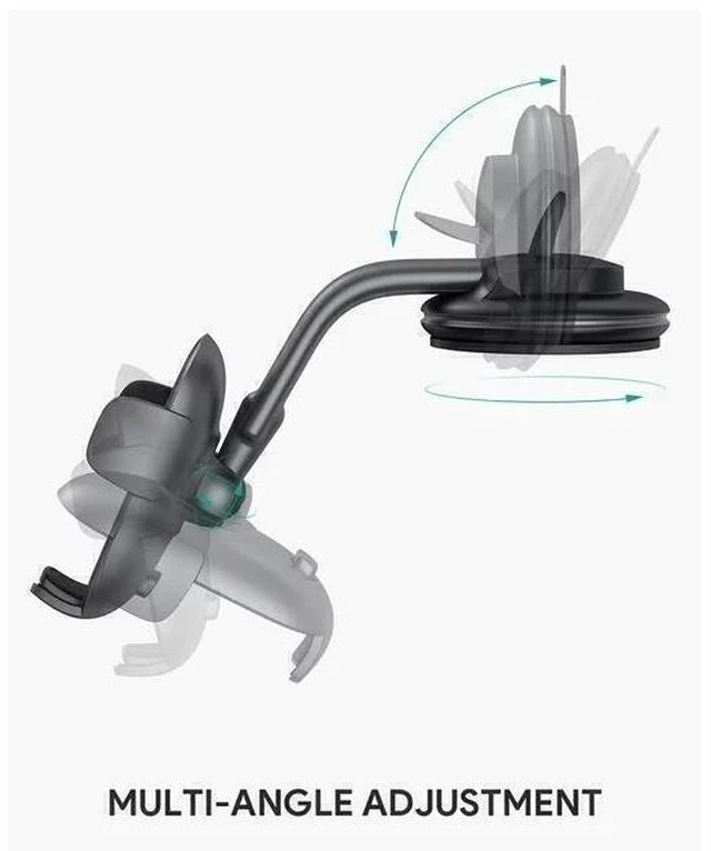 Alt view image 4 of 7 - Strong Suction Car Phone Holder Dashboard Windshield Mount for iPhone Samsung US