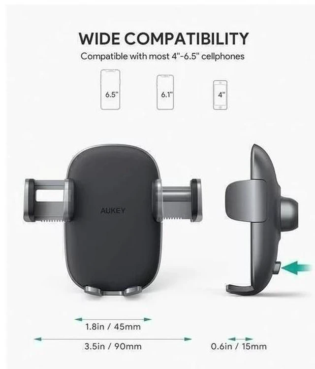 Alt view image 6 of 7 - Strong Suction Car Phone Holder Dashboard Windshield Mount for iPhone Samsung US