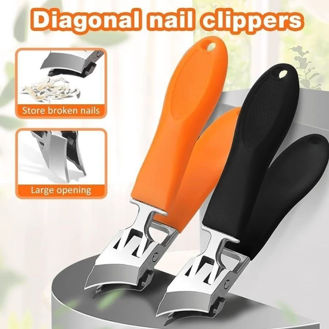 Alt view image 4 of 7 - Professional Heavy Duty Toenail Clippers for Seniors Thick Nails Stainless Steel Black