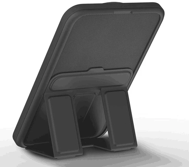 Alt view image 5 of 7 - Mini 5000mAh Magnetic Wireless Power Bank 20W Fast Portable Charger with Stand Blue