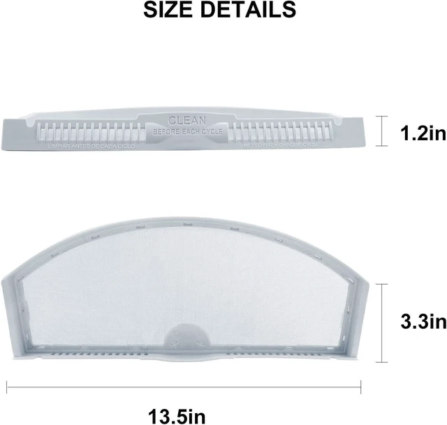 Alt view image 6 of 7 - WE03X23881 Dryer Lint Filter Screen for GE Hotpoint AP6031713 PS11763056 NEW