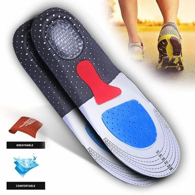Alt view image 3 of 7 - Orthotic Insoles for Arch Support Flat Feet Plantar Fasciitis Back & Heel Pain