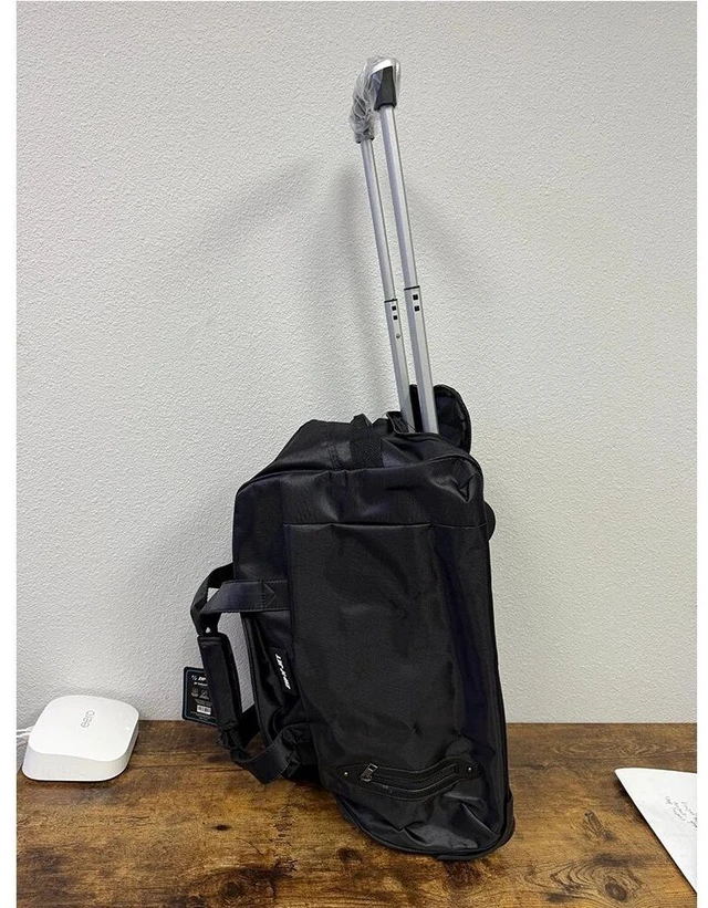 Alt view image 3 of 6 - 20 Inch Wheeled Duffle Bag Foldable Carry On Travel Luggage for Flight Trip