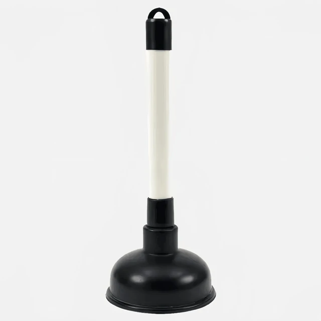 Alt view image 5 of 7 - 2 PCS Heavy Duty 4 in Rubber Toilet Plunger Drain Unclogger Strong Suction US