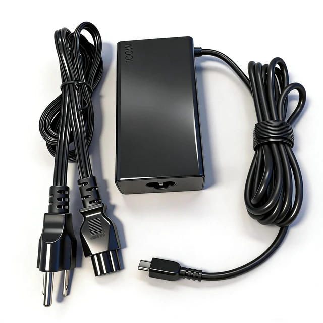 Alt view image 2 of 5 - 100W USB Type-C Laptop Charger 20V 5A AC Adapter Fit for Lenovo | for Lenovo Yoga 9 9i 7 7i, Yoga Slim 7 Pro,ThinkBook 15 16,IdeaPad 5Pro16 ADL100YLC3A USBC Laptop Power Supply