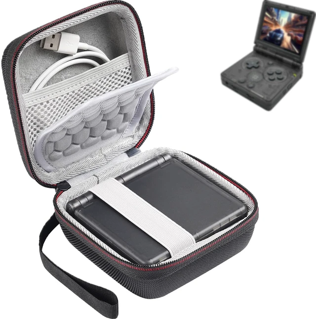 Main image of Carrying Case for RG35XXSP/RG34XXSP Hard EVA Shell, Shockproof, Mesh Pocket | Fits RG35XXSP / Flip / 34XXSP & GBA SP Hard EVA Shell, Soft Lining, Shockproof, Lightweight, Waterproof, Carrying Strap