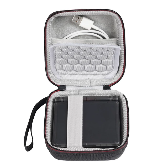 Alt view image 7 of 7 - Carrying Case for RG35XXSP/RG34XXSP Hard EVA Shell, Shockproof, Mesh Pocket | Fits RG35XXSP / Flip / 34XXSP & GBA SP Hard EVA Shell, Soft Lining, Shockproof, Lightweight, Waterproof, Carrying Strap