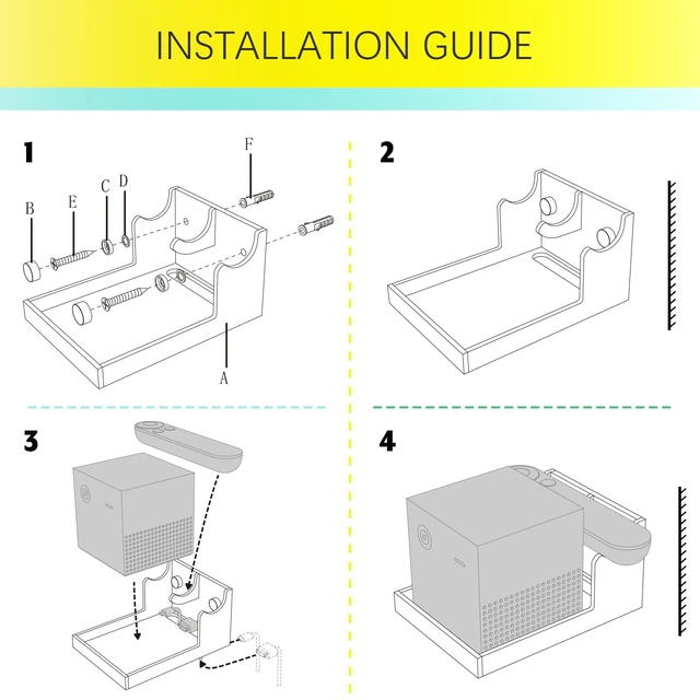 Alt view image 5 of 7 - Wall-Mounted Holder for Nex Playground Console and Remote, Durable Acrylic Shelf Compatible with Nex Playground Game System for Kids & Families, Keep Organized and Secure (Holder Only)