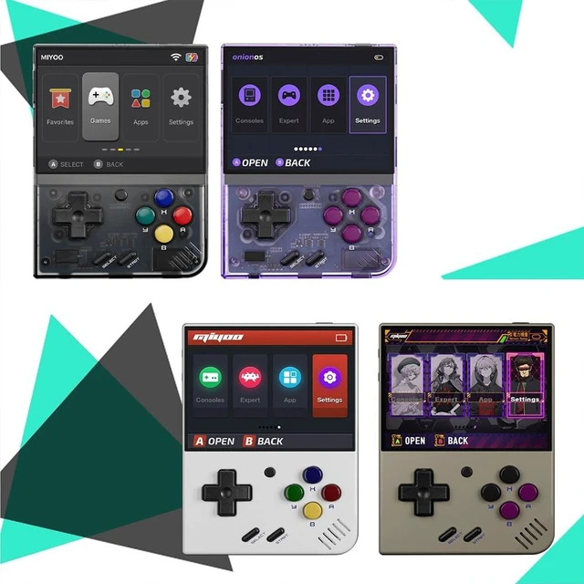 Alt view image 7 of 7 - Gift for Men Women, Mini Plus with Portable Case Retro Emulator Handheld Game Console with WiFi & RTC, Christmas Stocking Stuffers for Men, Mens Gifts for Dad,Husband, Gray