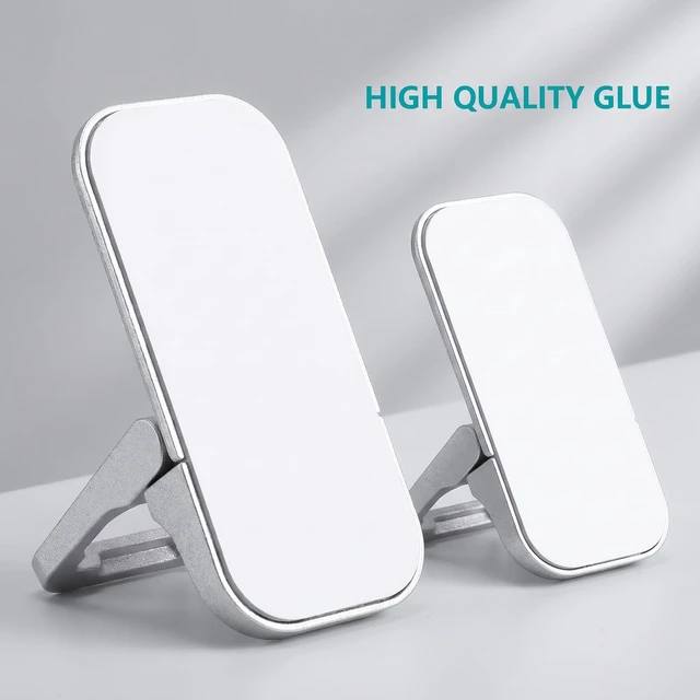 Alt view image 5 of 7 - Laptop Stand Adjustable Height for Desk, 2 Pack Ergonomic Portable Invisible Laptop Riser, Zinc Alloy Cooling Pad Kickstand for MacBook Pro Air, Tablet and Notebook