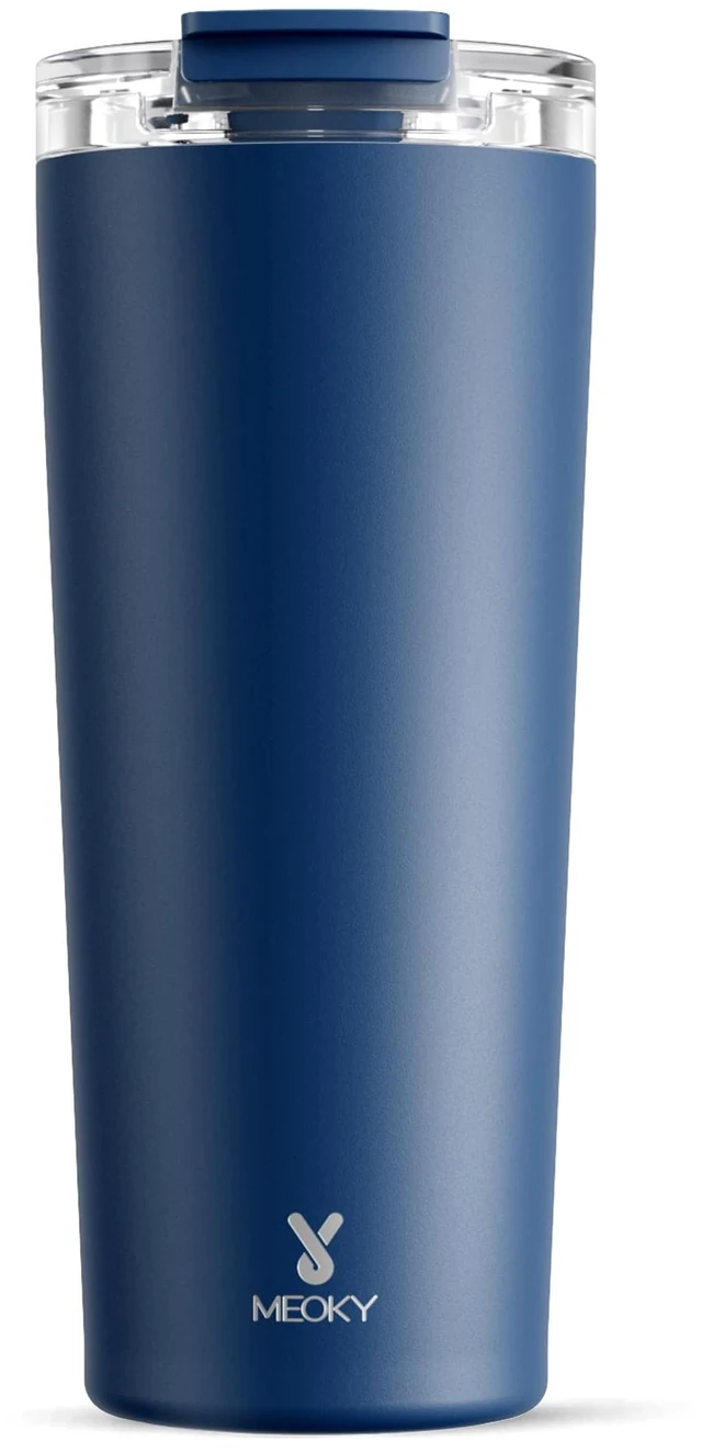 Main image of 24 oz Insulated Travel Coffee Mug: Leak Proof Lid, Sea | Stainless Steel Coffee Tumbler, Keeps Hot for 8 Hours or Cold for 24 Hours, Fits in Car Cup Holder, BPA Free