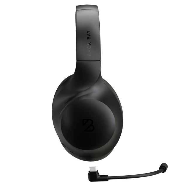 Alt view image 6 of 7 - ClearCall 70, Bluetooth Headphones with Removabel Boom Mic | Over Ear Headphones with Mic, Work from Home Headset with Mic, Work Headphones Wireless Bluetooth, Boom Mic
