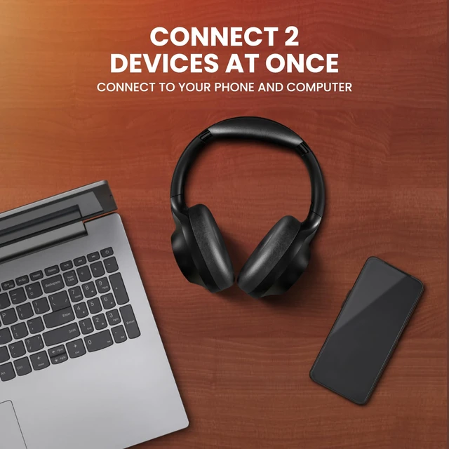 Alt view image 5 of 7 - ClearCall 70, Bluetooth Headphones with Removabel Boom Mic | Over Ear Headphones with Mic, Work from Home Headset with Mic, Work Headphones Wireless Bluetooth, Boom Mic