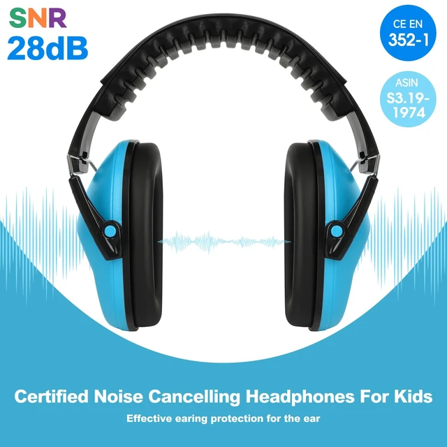 Alt view image 2 of 7 - Noise Cancelling Headphones for Kids/Toddler 28dB SNR Ear Muffs | Kids Ear Protection Noise Reduction Earmuffs for Children, Hearing Protection for Monster Jam, Concerts, Fireworks, Autism