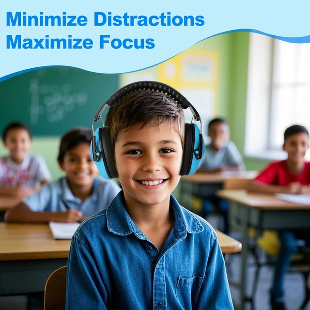 Alt view image 6 of 7 - Noise Cancelling Headphones for Kids/Toddler 28dB SNR Ear Muffs | Kids Ear Protection Noise Reduction Earmuffs for Children, Hearing Protection for Monster Jam, Concerts, Fireworks, Autism