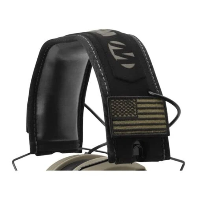 Alt view image 4 of 5 - Razor Slim Electronic Earmuffs (Tan Patriot) | 0.02-second sound-activated compression, Full-range HD speakers, Low-profile design, Omnidirectional microphones