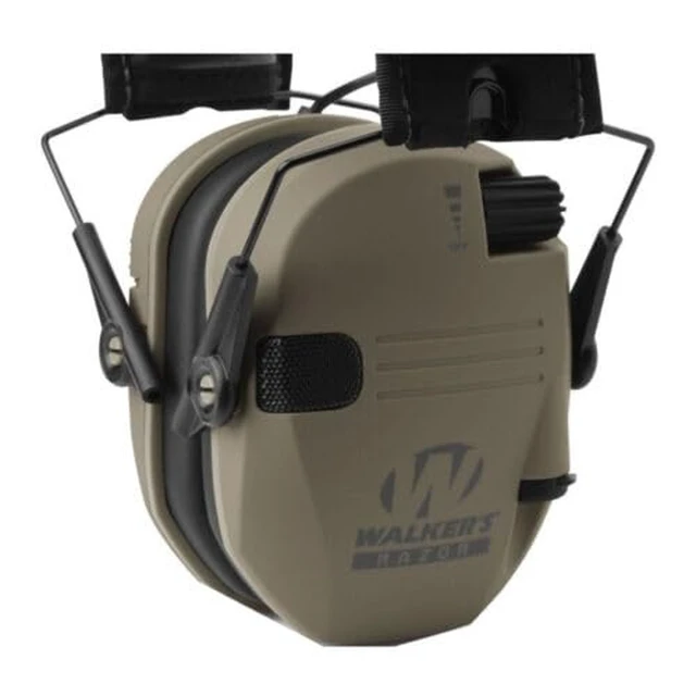 Alt view image 5 of 5 - Razor Slim Electronic Earmuffs (Tan Patriot) | 0.02-second sound-activated compression, Full-range HD speakers, Low-profile design, Omnidirectional microphones