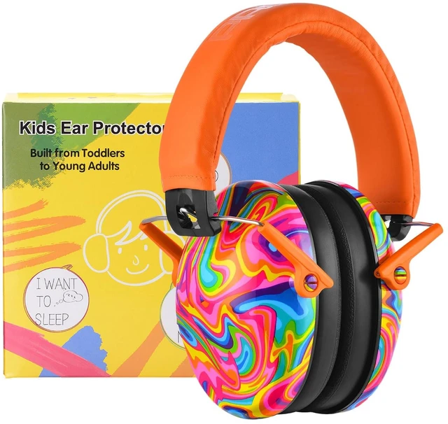 Main image of 032 Kids Ear Protection Ear Muffs for Noise Reduction, 25NRR Noise Cancelling Headphones for Kids,Toddlers, Autism, Sensory Use, Hearing Protection Orange