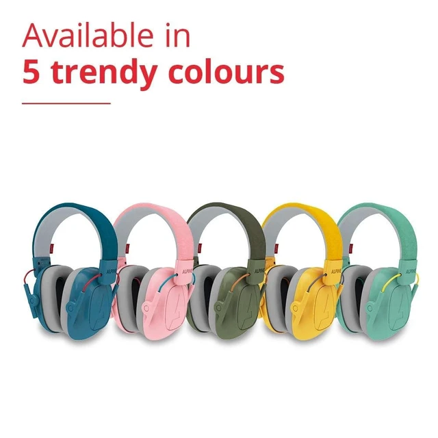 Alt view image 7 of 7 - Muffy Kids Noise Reduction Earmuffs - 5-16 y - Ear Defender - Blue | Reduces noise | Comfortable | Adjustable size as your kid grows | up to 16 years | Autism, Sensory-friendly | 25 dB SNR