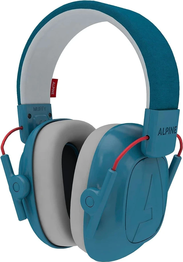 Main image of Muffy Kids Noise Reduction Earmuffs - 5-16 y - Ear Defender - Blue | Reduces noise | Comfortable | Adjustable size as your kid grows | up to 16 years | Autism, Sensory-friendly | 25 dB SNR
