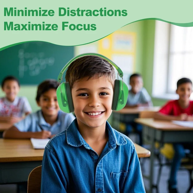 Alt view image 5 of 7 - Noise Cancelling Headphones for Kids, Kids Ear Protection | 28dB SNR Noise Reduction Ear Muffs for Toddler/Children Hearing Protection for Monster Jam, Autism, Concerts, Fireworks