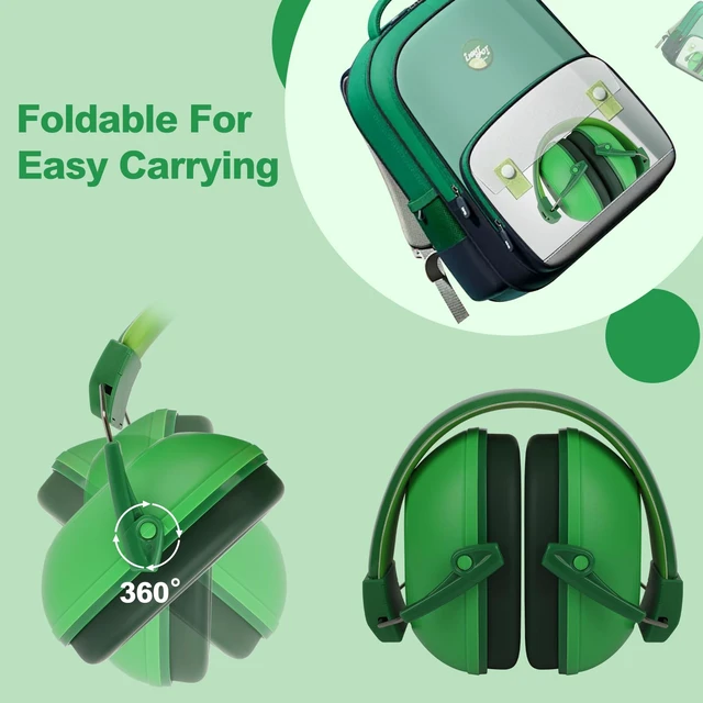 Alt view image 6 of 7 - Noise Cancelling Headphones for Kids, Kids Ear Protection | 28dB SNR Noise Reduction Ear Muffs for Toddler/Children Hearing Protection for Monster Jam, Autism, Concerts, Fireworks