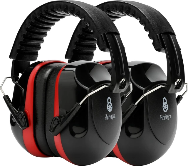 Main image of 2 Pack 34dB Noise Canceling Headphones For Shooting, Hearing Protection Earmuffs, Ear Protection Headphones, Thickened Headband Ear Muffs For Noise Reduction For Shooting, Construction,Mowing