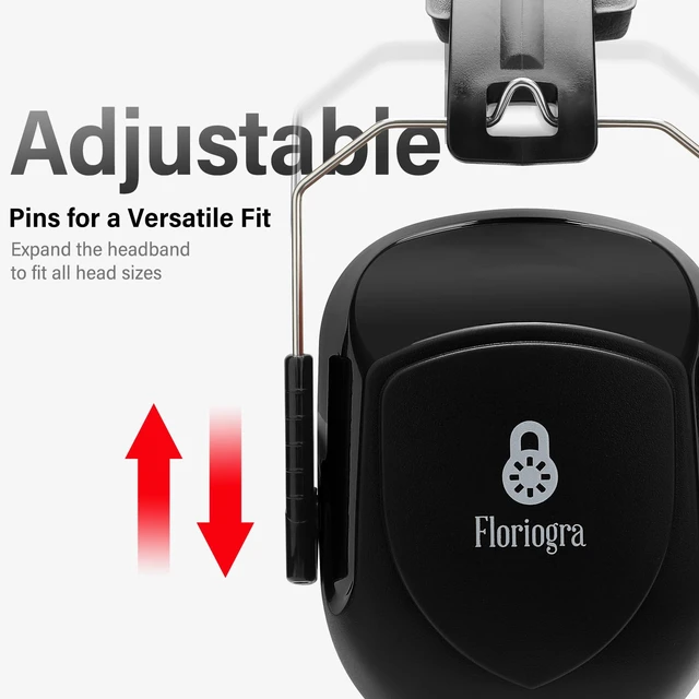 Alt view image 2 of 2 - 2 Pack 34dB Noise Canceling Headphones For Shooting, Hearing Protection Earmuffs, Ear Protection Headphones, Thickened Headband Ear Muffs For Noise Reduction For Shooting, Construction,Mowing
