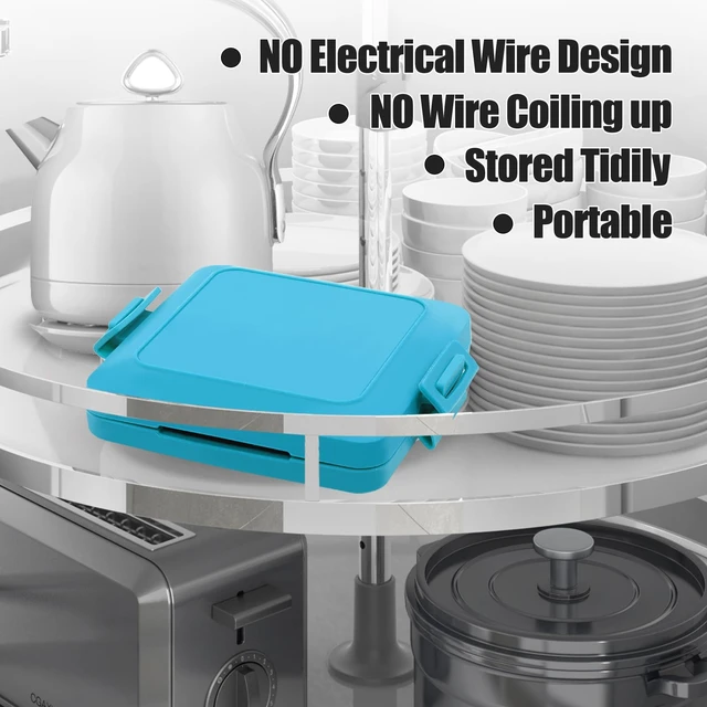 Alt view image 6 of 7 - Microwave Sandwich Maker & Toaster,Microwave Grill,Panini Press | Microwave Grilled Cheese Maker,Removable Silicone Cover,BPA/PFOA-Free, Dishwasher Safe, Portable for RV, Dorm, Gift (Blue)
