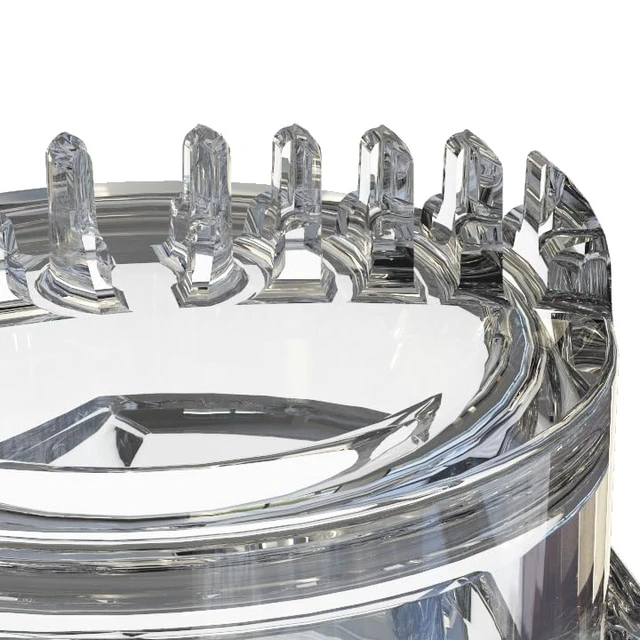 Alt view image 3 of 7 - Garlic Twister 4th Gen, clear manual garlic mincer for ginger, herbs and nuts