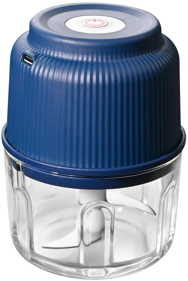 Main image of Mini Food Processor, 1.25 Cup Capacity Electric Garlic & Vegetable Chopper