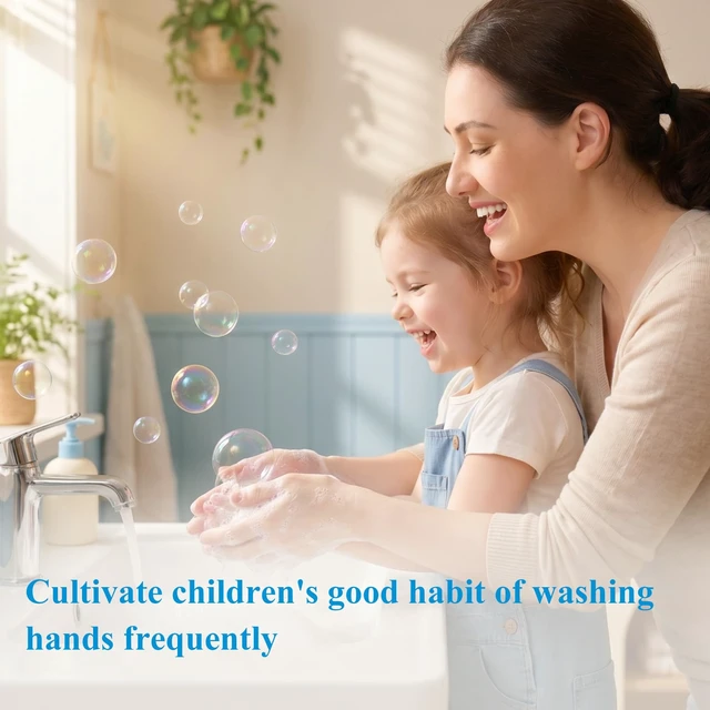 Alt view image 5 of 7 - Automatic Liquid Soap Dispenser Touchless, USB Rechargeable Smart Hand Soap Dispenser, 13.5oz/400ml, 3-Level Adjustable, Wall Mounted for Kitchen Bathroom Family (Yellow)